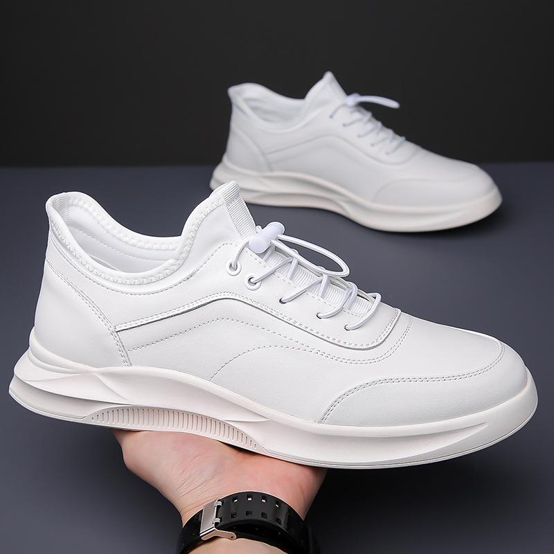 2024 New Shoes for Men Genuine Leather Casual Shoes Flat Sport Shoes Street Fashion Sneaker