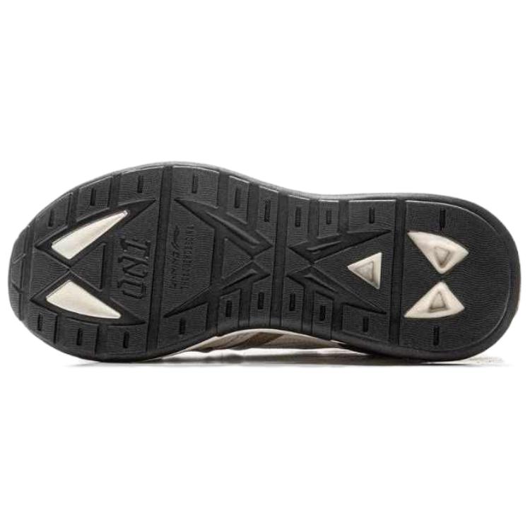 New LiNing 001 Innocence V2 Anti-Slip And Wear-Resistant Height Increasing Rebound Low-Top Casual Shoes Men's Beige Red AGCV009-1