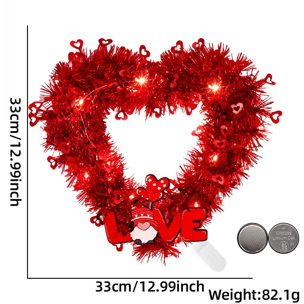 Adorable Led Love Heart Garland For Memorable Valentines Day And Wedding Events
