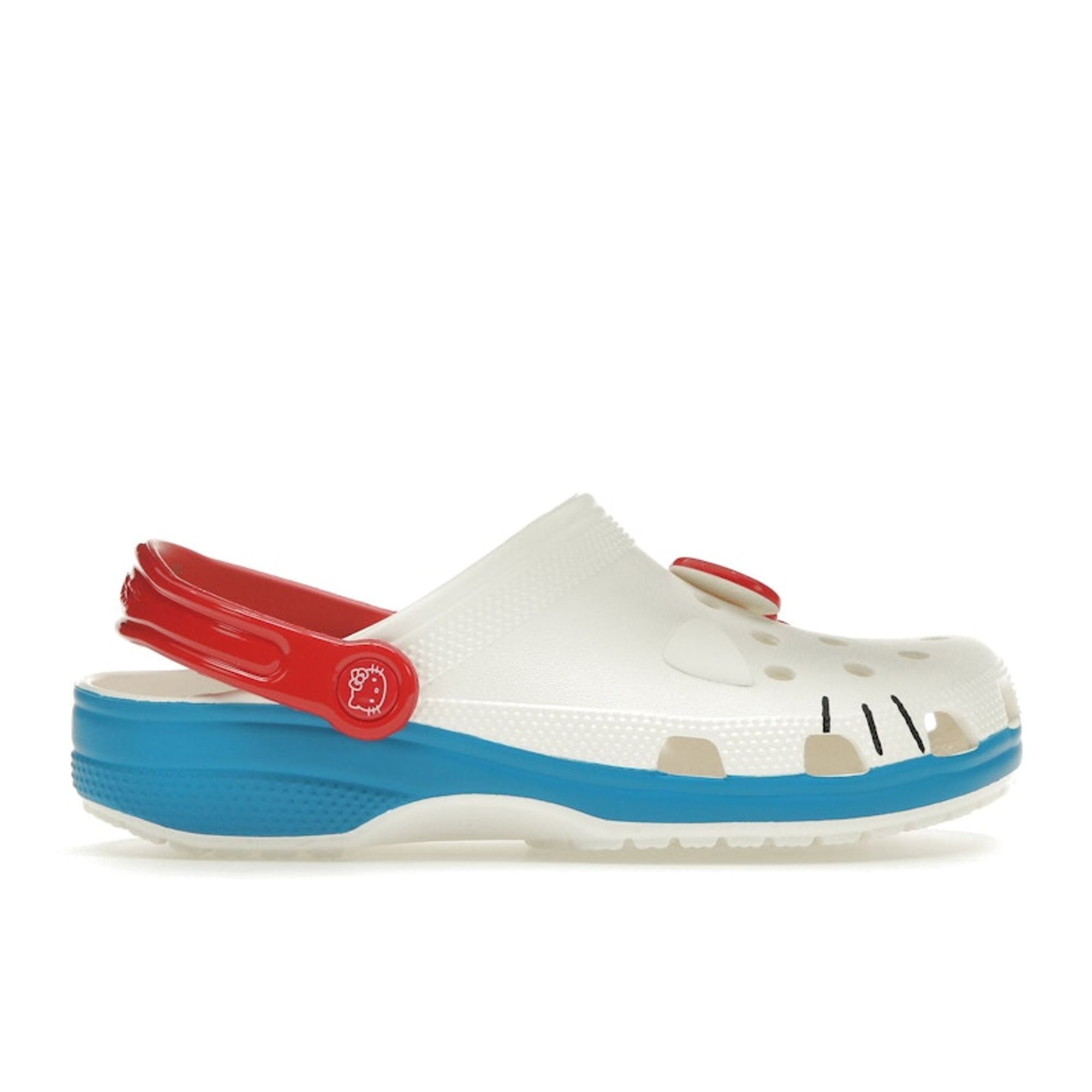 Crocs X Hello Kitty Classic Clog White Red Blue Unisex 209438-100 45-46