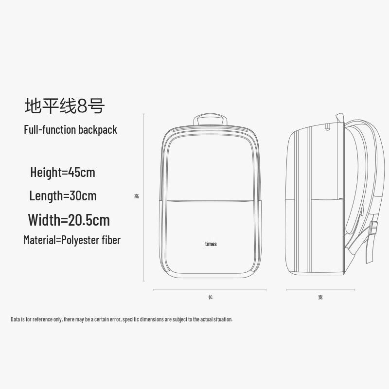 LEVEL8 Business Casual 15.6-inch Laptop Backpack