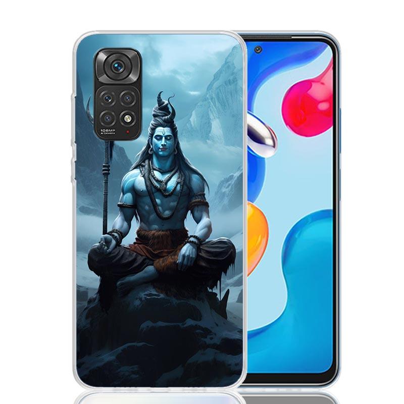 Lord Shiva Hindu God Buddha India Phone Case For Xiaomi Redmi Note 15 14 13 12S 12 Pro Plus 11S 11E 11 11T 10S 10 Art Soft Patte