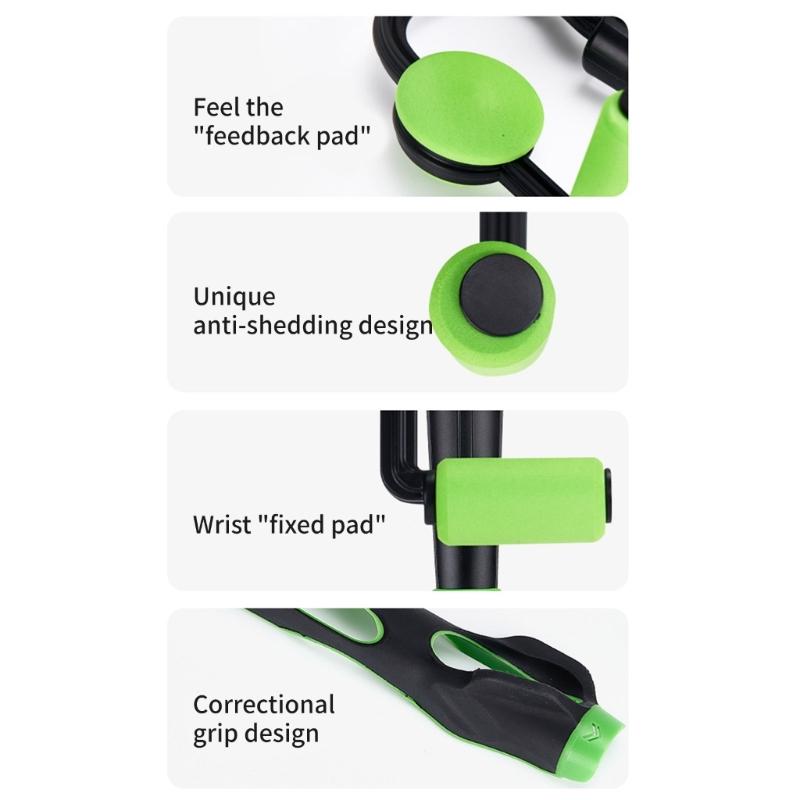 Golf Swing Muscle Growth Tool With Adjustable Visual Alignment Guides Impact Improvement Technology And Easy Grip Handling