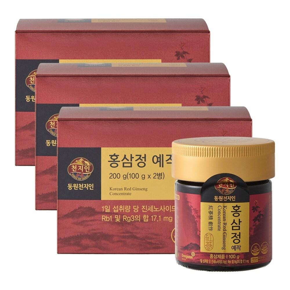 Dongwon Cheonjiin Red Ginseng Extract Yejak Set 100g x 2 pcs x 3 sets 100g 6 pcs