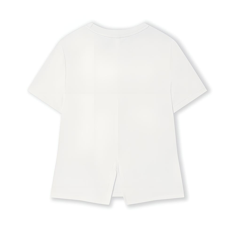 

New FILA WHITE T Shirts Women s Cloud White WT F11W533105F-WT 160/80A/S