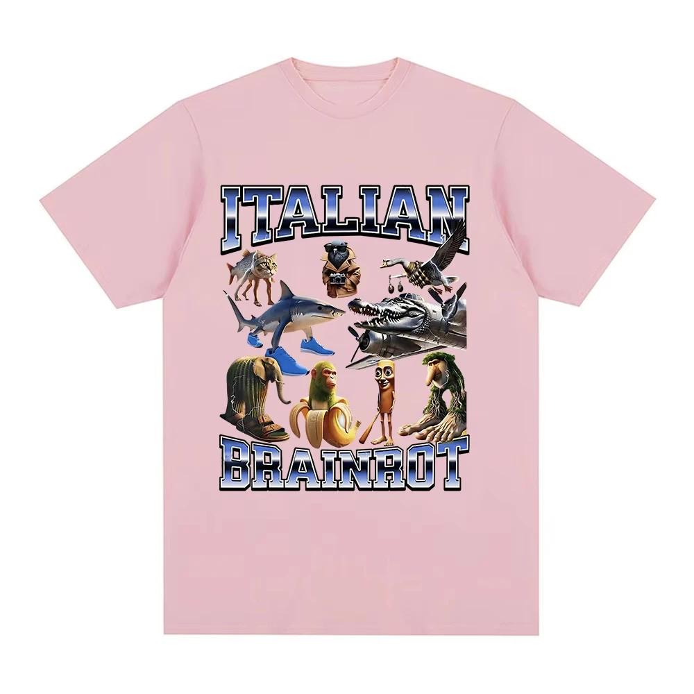2025 new model Italian Brainrot Funny Tralalero TralalaTung Tung Tung Sahur Tshirt Men Women Fashion Vintage Tshirts Casual T