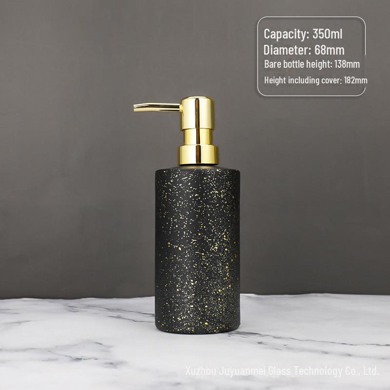 Nordic Style Glass Lotion & Soap Bottle for Home, Hand Sanitizer, and Hotel Shower Gel