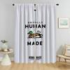 Blackout Curtain for Room 2 Panel H-human Mades Home Interior Curtains 2 Pieces Halloween Decoration Shades Partition Living