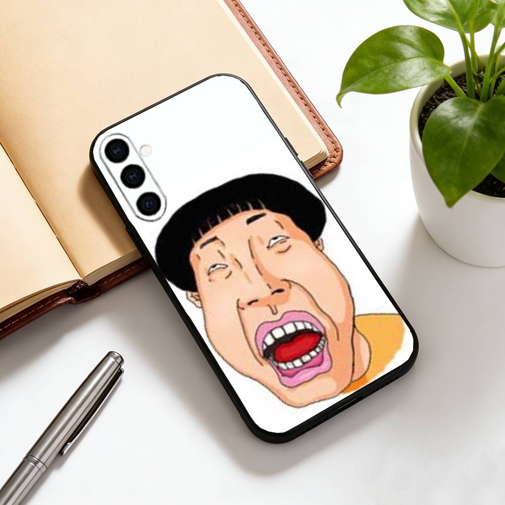Silly Cartoons Phone Case For Samsung Galaxy A73,A72,A71,A70,A53,A52,A51,Soft Silicone Black Cover