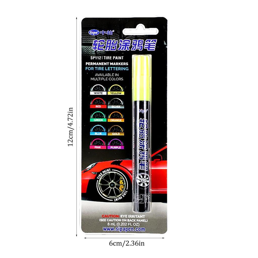 Waterproof Tire Marker, Tire Lettering Paint Pen | Car Tire