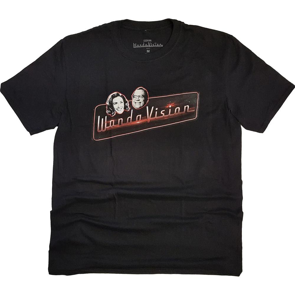 Comics Unisex TShirt Wandavision Red Logo S