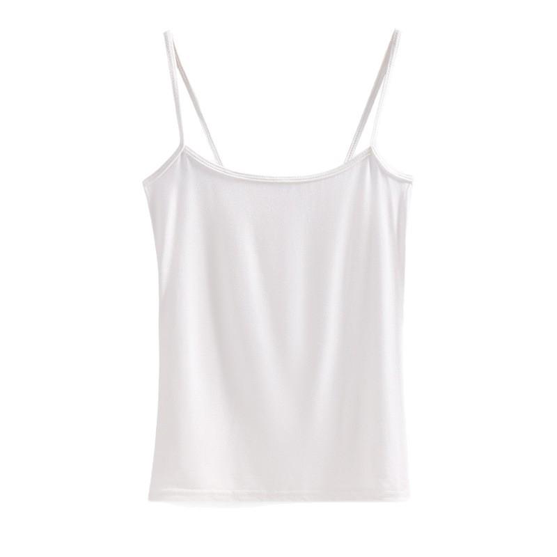 European & American Slimming Camisole: Simple Solid Color, Beautiful Back, Versatile Summer Innerwear/Outerwear for Students