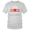 CCCP Distressed T Shirts Men Short Sleeve  Cotton Tshirts USSR Soviet Union Socialism Tee Tops Novelty Tshirt Gift Idea