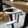 Foldable Under Table Cup Holder With Claws Type Extendable Beverage Holder