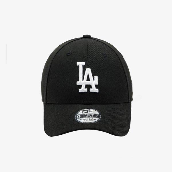New Era Kinder La Dodgers Weiß Auf Schwarz Kappe Schwarz 15210899