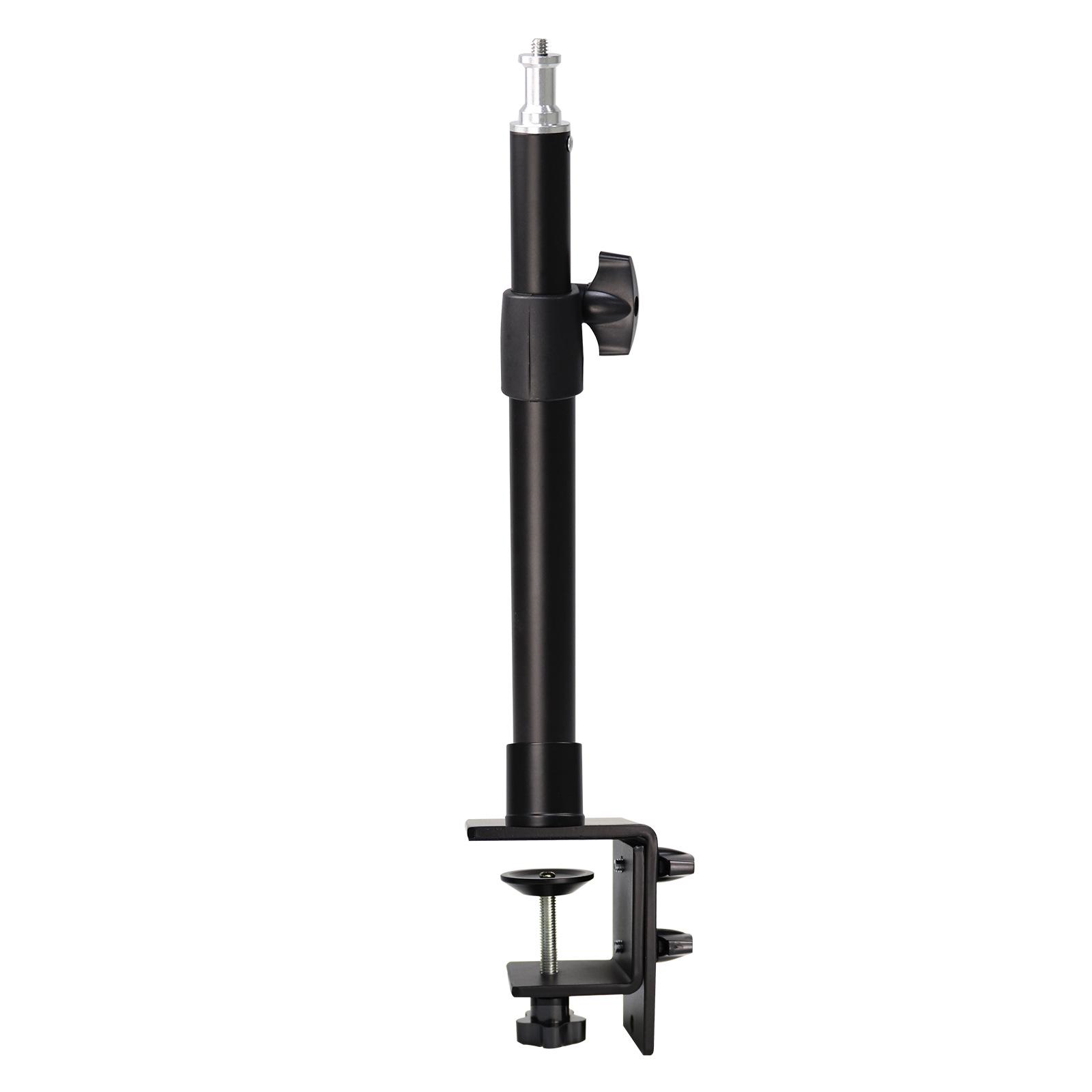 Universal Telescopic Mobile & Tablet Holder for Desktop and Bedside Use матовый черный