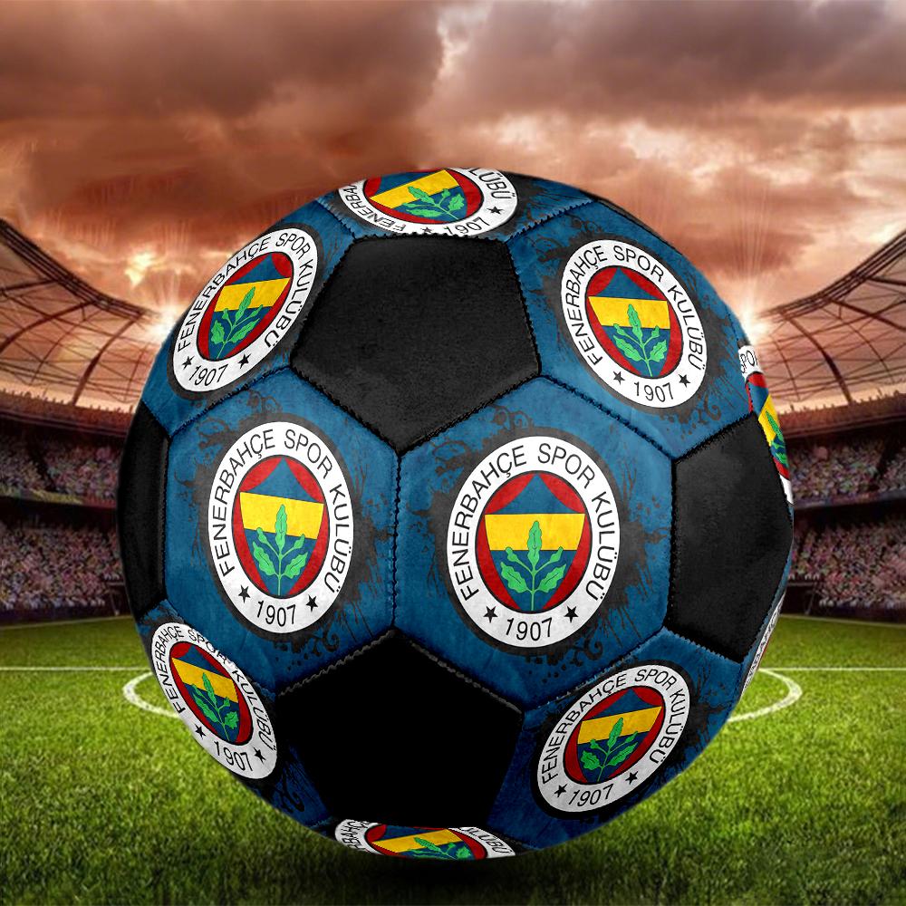 Pallone da Calcio Fenerbahce FC, colorato, adatto a tutte le età, cucito a macchina, materiale PVC, qualità da competizione, resistente e ad alto rimbalzo