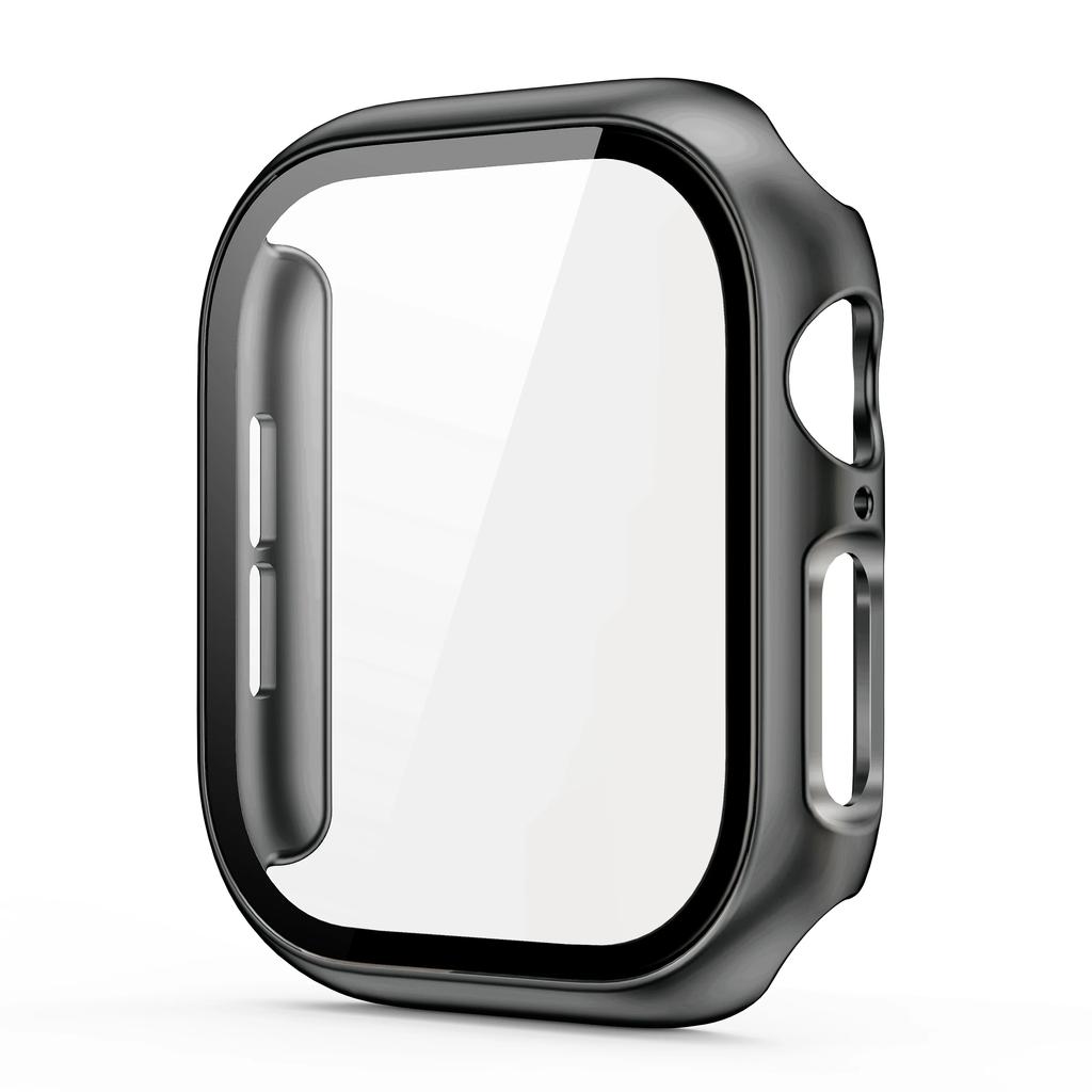 Tempered Glass+Cover For Apple Watch 10 42mm 46mm Matte Hard PC bumper Screen Protector Case iWatch series 10 42/46 Accessories