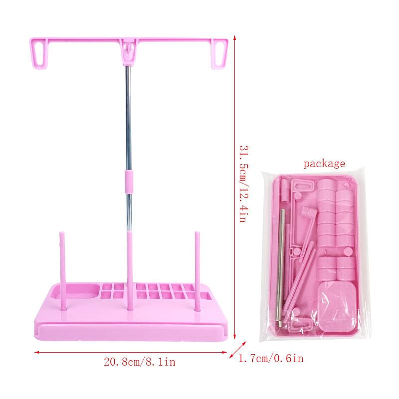 Thread 3 Spool Holder Stand Rack Sew Quilting For Home Sewing Machine Sewing Thread Organizer Spool Stand Holder