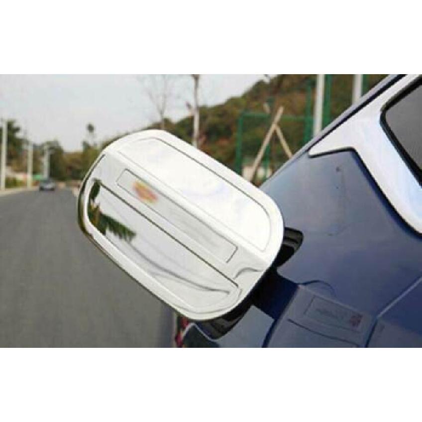 Cover Trim Door Fuel Tank Cap For Cadillac CT5 CT5-V 20-2023 1PCS Chrome Steel