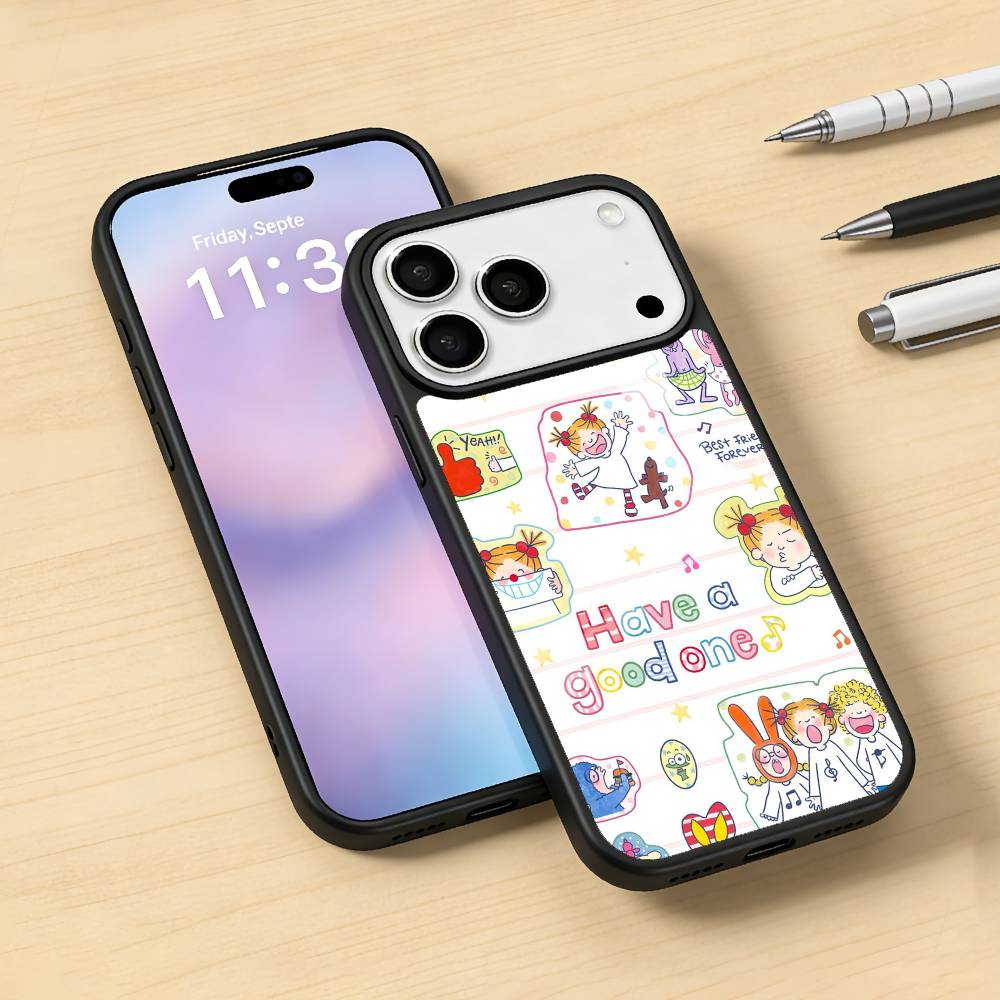 Cute Cartoon Art COCO-chanS Phone Case For iPhone17,16,15,14,13,12,Pro,Max,Magnetic For Magsafe Wireless Charging iPhone16PROMAX