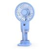 Long-Lasting Portable Desktop & Handheld Mini Fan with Humidifying Spray