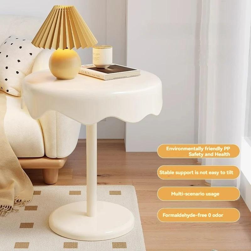 Ice Cream Style Small Side Table Bedside Nightstand Tatami Sofa Coffee Table for Living Room Decorative Furniture