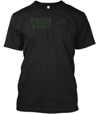 Policejní jednotka K9 V uniformě - K-9 Tričko Vyrobeno v USA Velikost S až 5XL Unisex Tričko