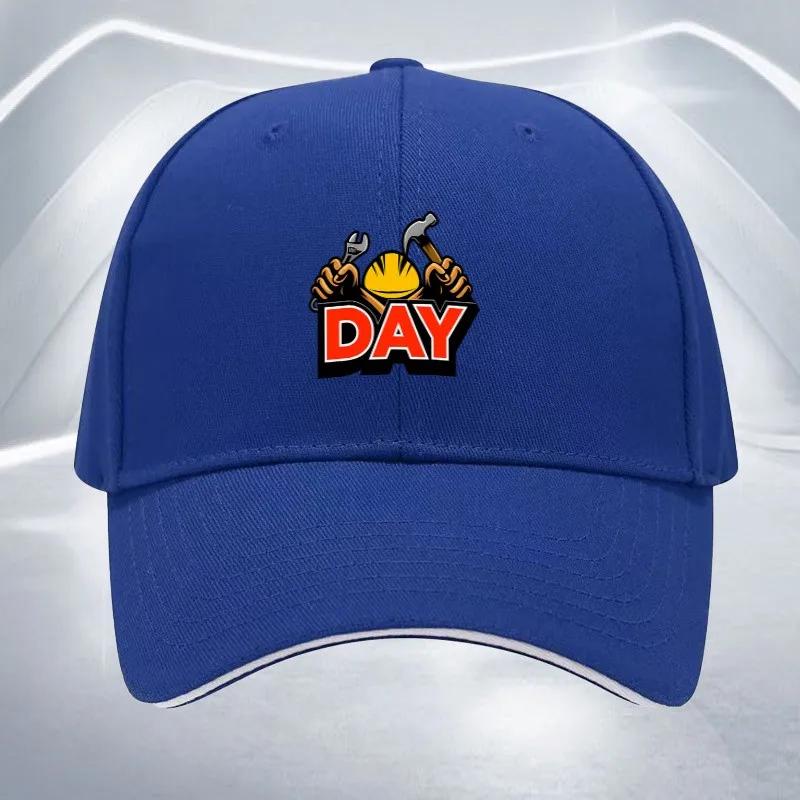 Labor Day Graphic Baseball Cap Polyester Adjustable Unisex Casual Sports Outdoor Hat