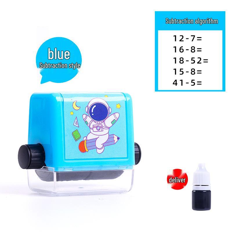 Math Practice Rolling Stamp: Addition, Subtraction, Multiplication & Division Questions up to 100