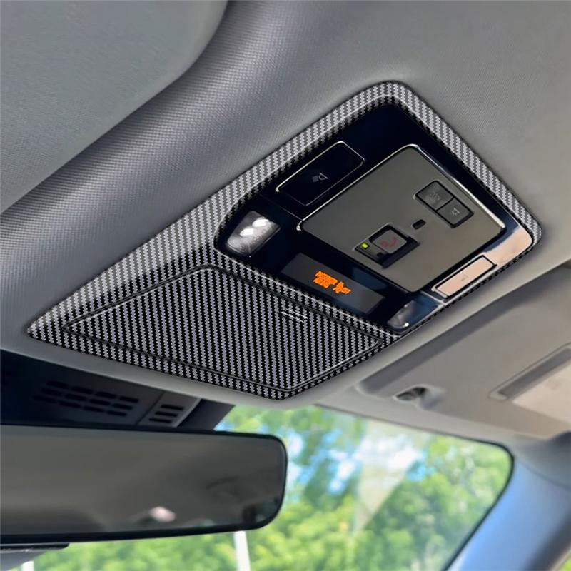 Car Reading Light Frame Overhead Console Eyeglass Box Trim Sticker For Toyota Grand Highlander 2024