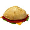 Creativity Party Hamburger Hat Cartoon Comfortable Halloween Cap Funny Unisex Decorative Fries Hat Party Costume Accessories