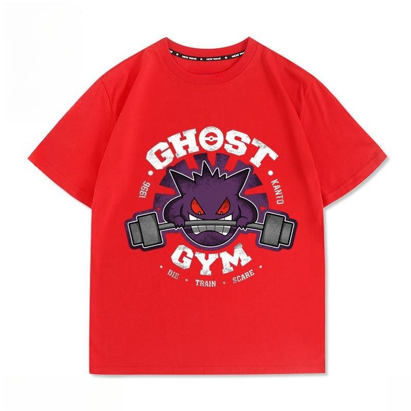 

Pokémon Gengar Printing Tee Pure Cotton Tshirt Mens 2026 Summer Fashion Oversize Street Casual Y2K Tops Streetwear Clothing 4XL