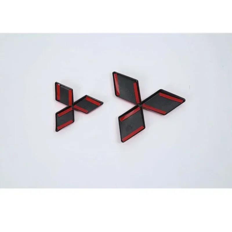 Auto Frontgrill Emblem Aufkleber Abdeckung Heckklappe Emblem Aufkleber für Mitsubishi Outlander 2016 Eclipse Cross 2018 Auto Zubehör
