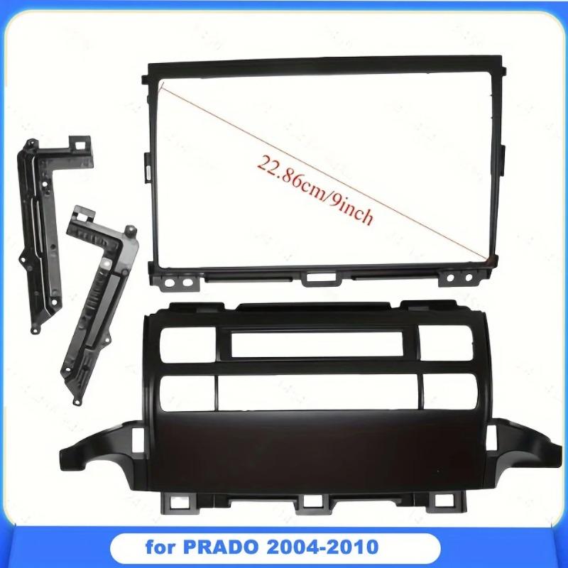 Car Radio Fascia Frame for PRADO 2004-2010 9 INCH Radio Frame Dash Installation Kit Android Audio Navigation Fascia Panel Bezel