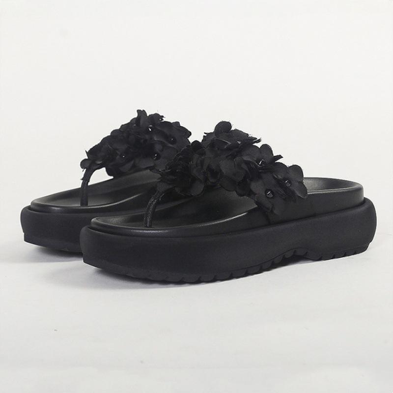 

Slippers women wear new summer women s shoes toe heightened thick-soled flip-flops sandals women 40