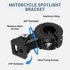 2Pcs Motorcycle Headlight Mount Bracket 360 Degree 18-32Mm Adjustable Spotlight Clamp Motorcycle Head Light Lamp Holder Support