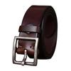 4.3Cm Wide Thickened First-Layer Cowhide Belt Men'S Genuine Leather Pure Copper Pin Buckle Simple Retro Casual Jeans Belt