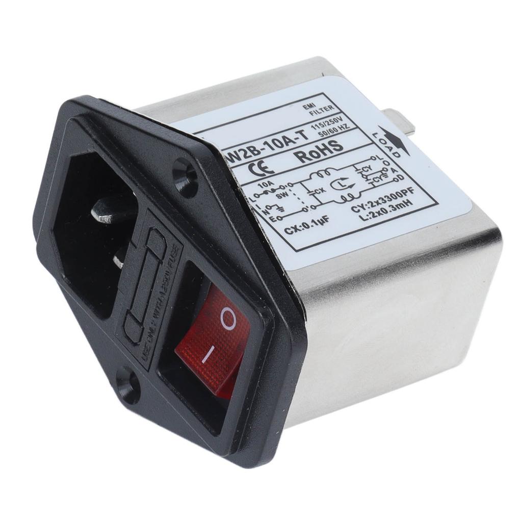 EMI-Filter Klein Kompakt Stabil Zuverlässig Rauschunterdrückung Zubehör für Laborgeräte