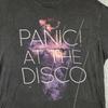 Panic At The Disco Shirt Mens XL Black Galaxy Graphic Logo Punk Band Tee Gothic Unisex T-Shirt