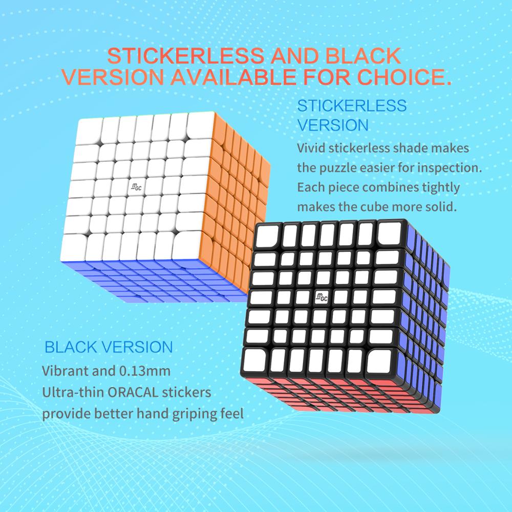 MGC 7x7 Magnetic Speed Magic Cube YJ MGC 7x7 M Mgc7 M 7x7x7 Puzzle Yongjun Magico Cubo Educational Toys for Children