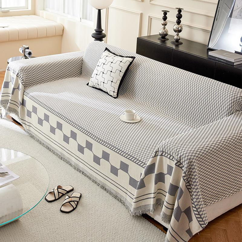 Pokrowiec na sofę Tkanina Cztery Pory Roku Uniwersalny Przystępny Cenowo Luksusowy Styl Pokrowiec na sofę Tkanina Pokrowiec z Chenille Koca