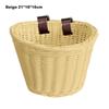 Retro Woven Front Riding Basket 7 Styles Walking Tool Storage Basket