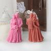 Groom and Bride Shape Silicone Candle Mold Perfect Gift for Art Enthusiasts
