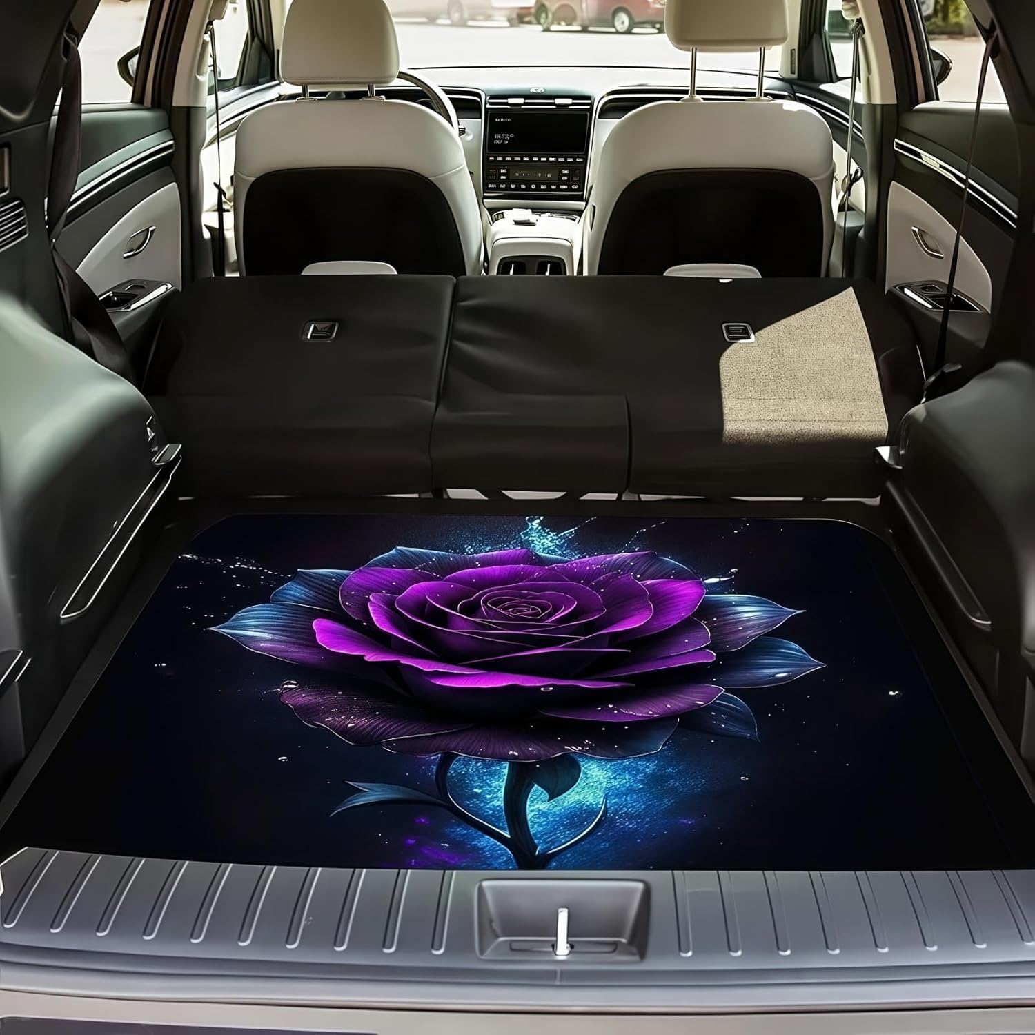 

Універсальний килимок у багажник автомобіля 29 x 39 , Багатоколірний квітковий, Всепогодний захист багажника, Вантажний вкладиш, Міцний килимок для вантажу, Задній вкладиш багажника, Аксесуари для транспортних засобів 29 x 39