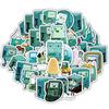 60 BMO Game Console Cartoon Stickers - Cute Robot Waterproof Decals for Phone Cases, Luggage, and Water Bottles