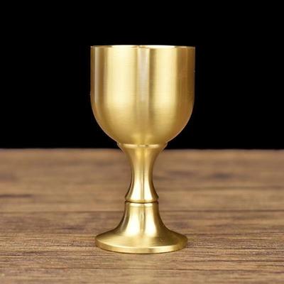 Carved Desktop Ornaments Wear-resistant Brass Cup Elegant Decoration Crafts  Home Decor