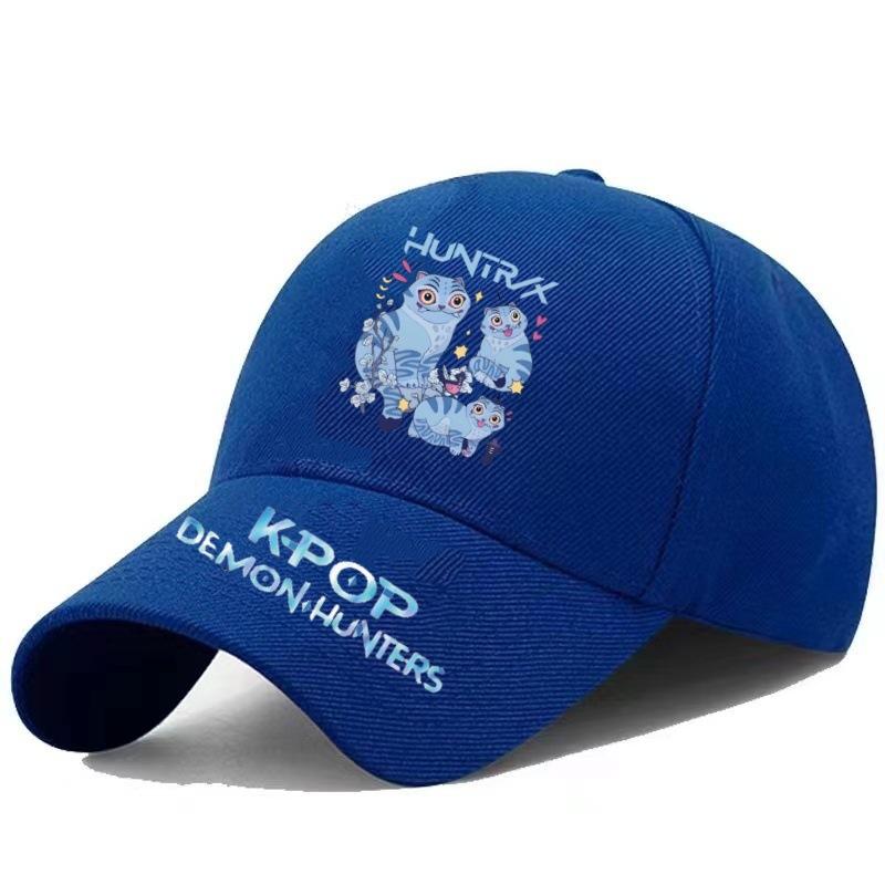Kpop Hexe Jagd Mädchen Baseballkappe Student Frühling und Sommer Farbe Herren und Damen Baseballkappe Outdoor Western Stil All-Match Original Hut