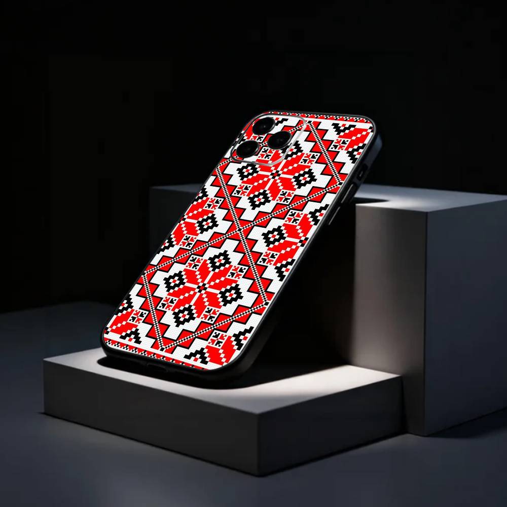 Ukraine Ornament Pattern Phone Case Silicone Soft For IPhone 17 16 15 14 13 12 11 X XR Plus Pro Max Plus
