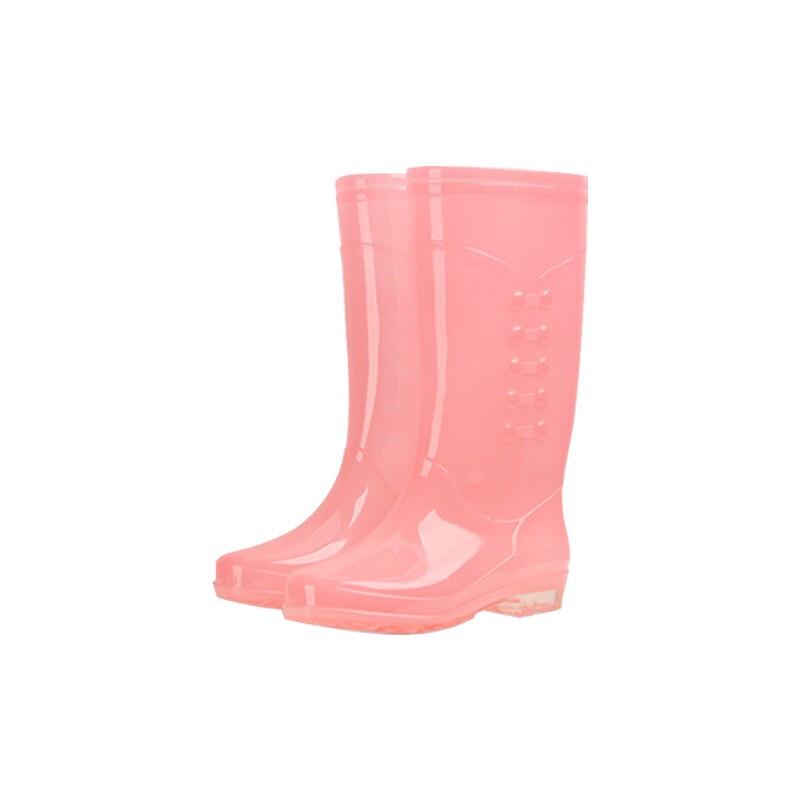 Laobaojia Non-Slip Waterproof High-Top PVC Rain Boots 38
